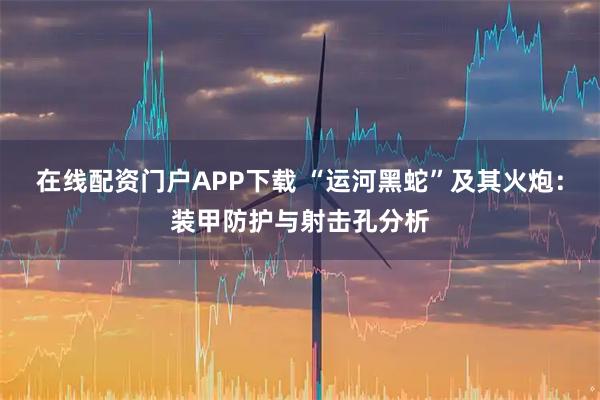 在线配资门户APP下载 “运河黑蛇”及其火炮：装甲防护与射击孔分析